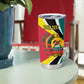 Personalized Mozambique Independence Day Tumbler Cup Coat Of Arms - Flag Style