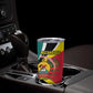 Personalized Mozambique Independence Day Tumbler Cup Coat Of Arms - Flag Style