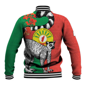 Happy Madagasikara Independence Day Baseball Jacket Ring-Tailed Lemur With Seal