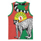 Happy Madagasikara Independence Day Basketball Jersey Ring-Tailed Lemur With Seal - African Pride
