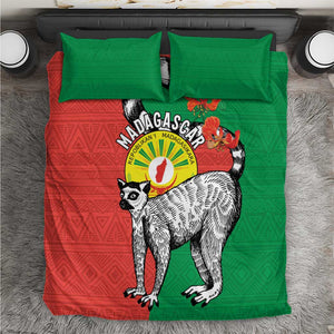 Happy Madagasikara Independence Day Bedding Set Ring-Tailed Lemur With Seal