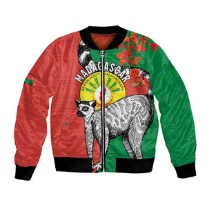 Happy Madagasikara Independence Day Bomber Jacket Ring-Tailed Lemur With Seal