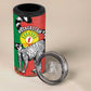 Happy Madagasikara Independence Day 4 in 1 Can Cooler Tumbler Ring-Tailed Lemur With Seal