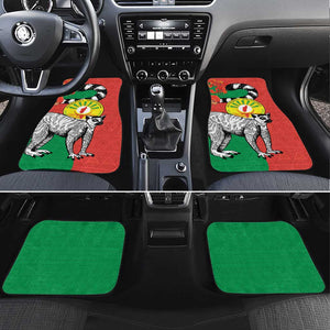 Happy Madagasikara Independence Day Car Mats Ring-Tailed Lemur With Seal