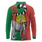 Happy Madagasikara Independence Day Long Sleeve Polo Shirt Ring-Tailed Lemur With Seal