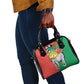 Happy Madagasikara Independence Day Shoulder Handbag Ring-Tailed Lemur With Seal