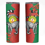 Happy Madagasikara Independence Day Skinny Tumbler Ring-Tailed Lemur With Seal