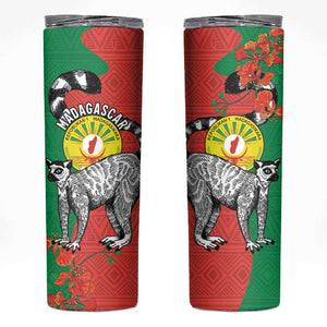 Happy Madagasikara Independence Day Skinny Tumbler Ring-Tailed Lemur With Seal