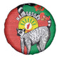 Happy Madagasikara Independence Day Spare Tire Cover Ring-Tailed Lemur With Seal