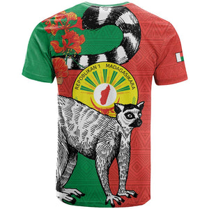 Happy Madagasikara Independence Day T shirt Ring-Tailed Lemur With Seal