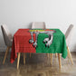 Happy Madagasikara Independence Day Tablecloth Ring-Tailed Lemur With Seal