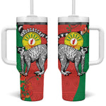 Happy Madagasikara Independence Day Tumbler With Handle Ring-Tailed Lemur With Seal