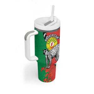 Happy Madagasikara Independence Day Tumbler With Handle Ring-Tailed Lemur With Seal