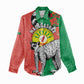 Happy Madagasikara Independence Day Women Casual Shirt Ring-Tailed Lemur With Seal