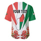 Personalized Madagasikara Baseball Jersey Seal With Poinciana