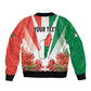 Personalized Madagasikara Bomber Jacket Seal With Poinciana