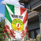 Personalized Madagasikara Garden Flag Seal With Poinciana
