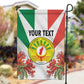 Personalized Madagasikara Garden Flag Seal With Poinciana