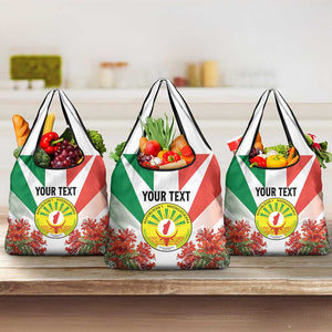 Personalized Madagasikara Grocery Bag Seal With Poinciana