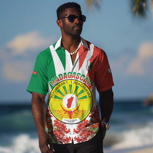 Personalized Madagasikara Hawaiian Shirt Seal With Poinciana