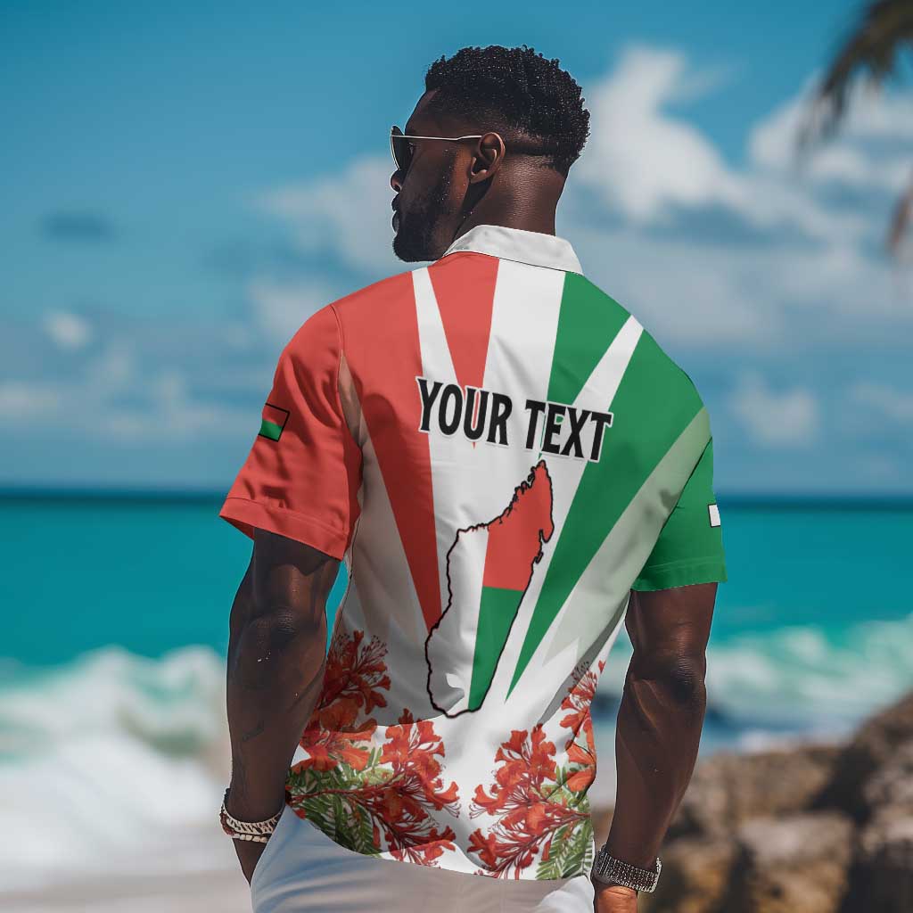 Personalized Madagasikara Hawaiian Shirt Seal With Poinciana