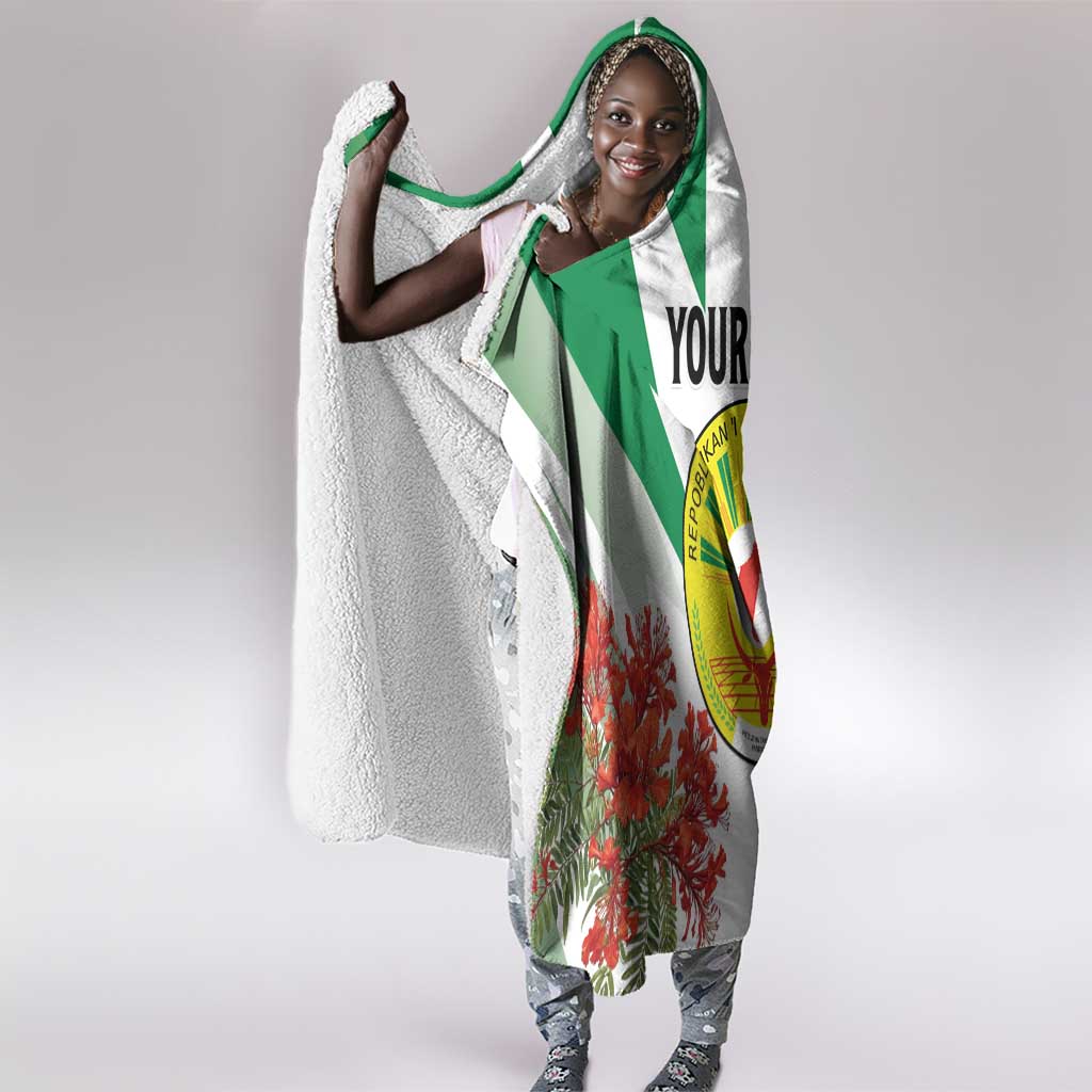 Personalized Madagasikara Hooded Blanket Seal With Poinciana