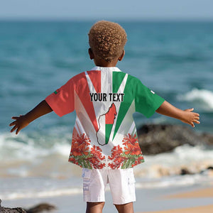 Personalized Madagasikara Kid Hawaiian Shirt Seal With Poinciana