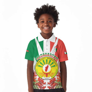 Personalized Madagasikara Kid Polo Shirt Seal With Poinciana