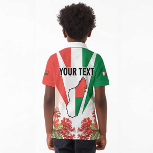 Personalized Madagasikara Kid Polo Shirt Seal With Poinciana