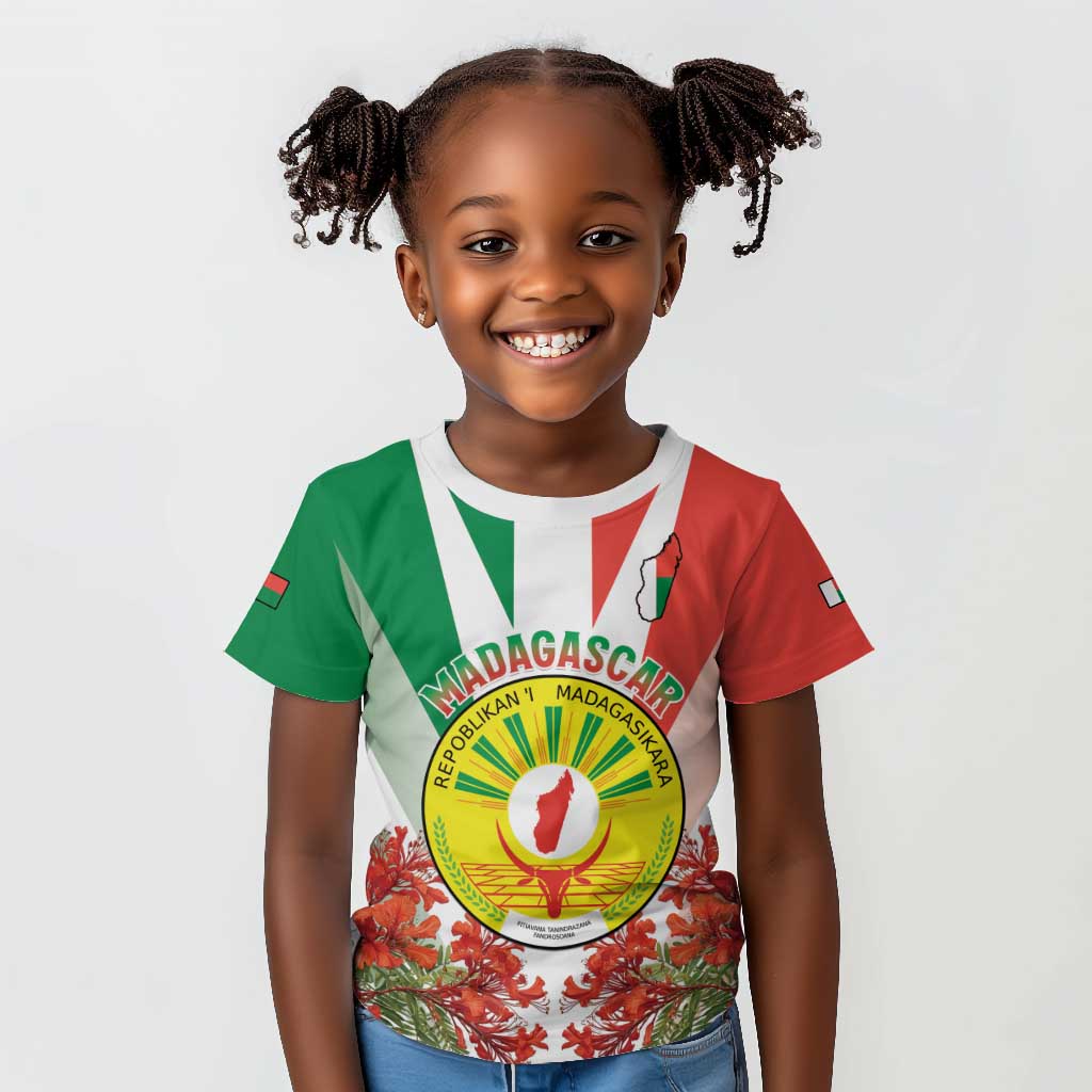 Personalized Madagasikara Kid T shirt Seal With Poinciana