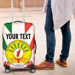 Personalized Madagasikara Luggage Cover Seal With Poinciana