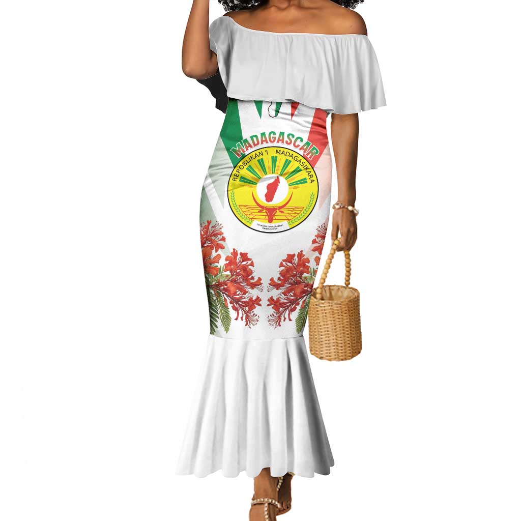 Personalized Madagasikara Mermaid Dress Seal With Poinciana