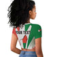 Personalized Madagasikara Raglan Cropped T shirt Seal With Poinciana