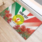 Personalized Madagasikara Rubber Doormat Seal With Poinciana