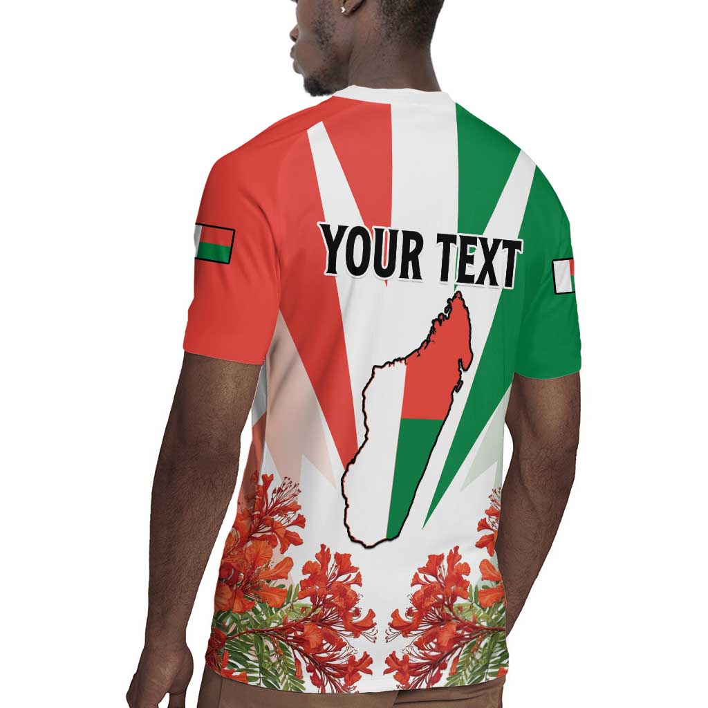 Personalized Madagasikara Rugby Jersey Seal With Poinciana