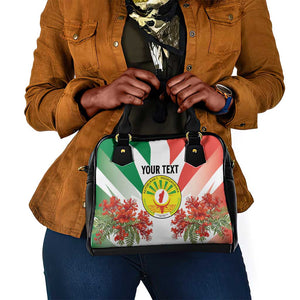 Personalized Madagasikara Shoulder Handbag Seal With Poinciana