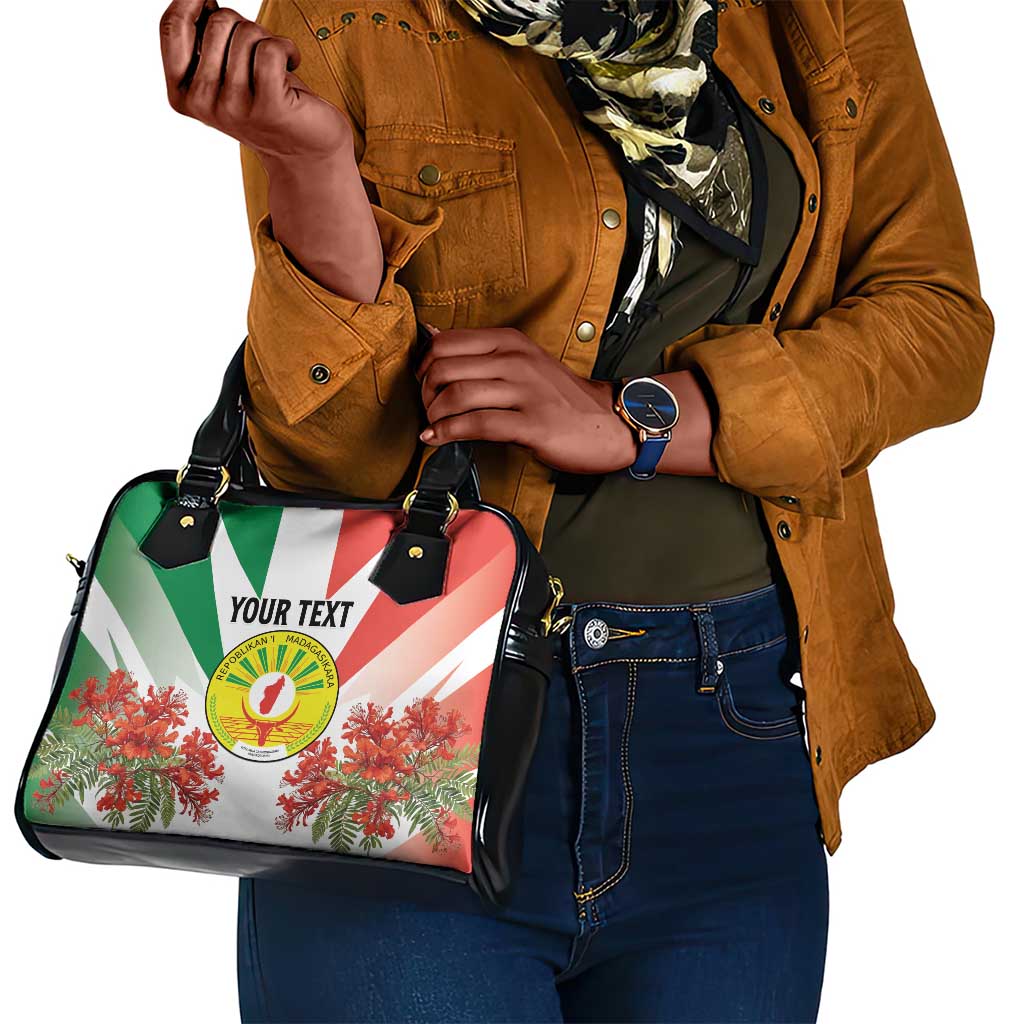 Personalized Madagasikara Shoulder Handbag Seal With Poinciana