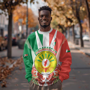 Personalized Madagasikara Sweatshirt Seal With Poinciana