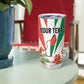 Personalized Madagasikara Tumbler Cup Seal With Poinciana