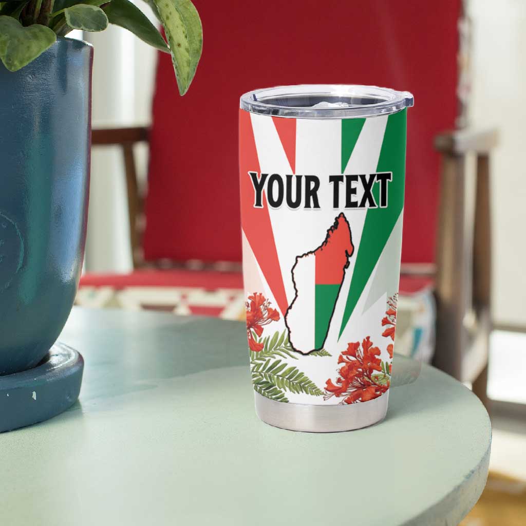Personalized Madagasikara Tumbler Cup Seal With Poinciana