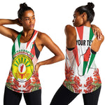 Personalized Madagasikara Women Racerback Tank Seal With Poinciana