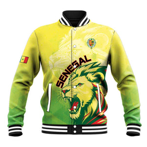 Custom Senegal Lions of Teranga Baseball Jacket Rise to Glory
