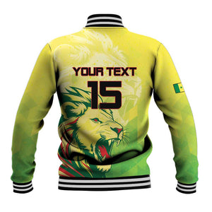 Custom Senegal Lions of Teranga Baseball Jacket Rise to Glory