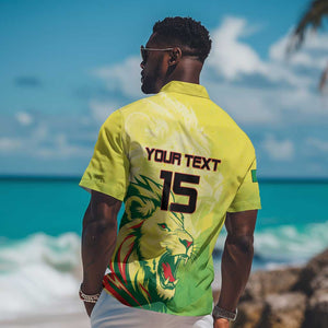 Custom Senegal Lions of Teranga Hawaiian Shirt Rise to Glory