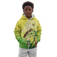 Custom Senegal Lions of Teranga Kid Hoodie Rise to Glory