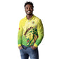 Custom Senegal Lions of Teranga Long Sleeve Polo Shirt Rise to Glory