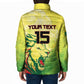 Custom Senegal Lions of Teranga Padded Jacket Rise to Glory