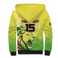 Custom Senegal Lions of Teranga Sherpa Hoodie Rise to Glory