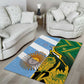 South Africa and Argentina Rugby Area Rug Sporty Style