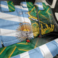 South Africa and Argentina Rugby Back Car Seat Cover Sporty Style